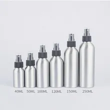 1 ед. 50/100 мл Алюминиевая Заправляемый спрей пустой бутылки для путешествия насос косметическая упаковка пустой атомайзер для макияжа Аксессуары для инструментов
