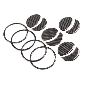 

Car Accessories Interior 2015-2020 Central Control Switch Function Button Panel Carbon Pattern/Chrome For TOYOTA Tacoma 1Pcs