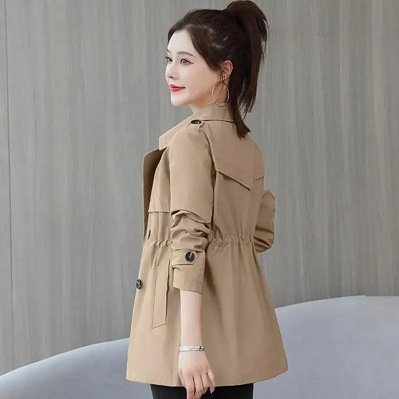 HI-FASHION 여성용 긴팔 얇은 코트, 캐주얼 바람막이, 2022 여성 재킷, 슬림 패션, 기본 코트, 아웃웨어, 가을