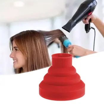 

Hair Dryer Folding Hood Silicone Hair Dryer Curl Large Interface Telescopic Dryer Hair Dryer Hair Dryer Cover