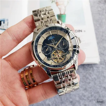 

Omega- Luxury Brand Ceramic Bezel Mens Mechanical 007 Automatic Movement Men Watch Designer Watches Wristwatches 41412
