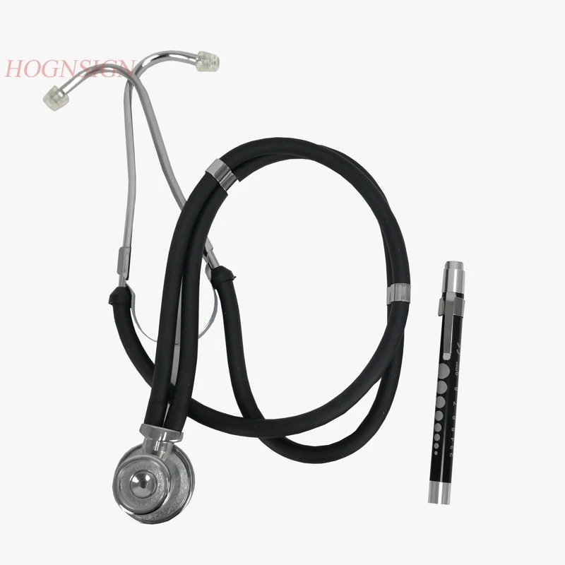 Stethoscope pen Doctor Heart Care Professional Diagnostic Tool Health Medical Dual Head Home Use