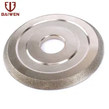 Muela de corte con revestimiento de diamante, afilador de fresado de carburo de Metal, accesorios de amoladora 85x20x7x5mm, grano 150