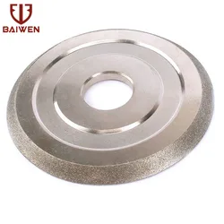 Diamante revestido moagem roda cortador moedor de metal carboneto moagem apontador moedor acessórios 85x20x7x5mm 150 grit