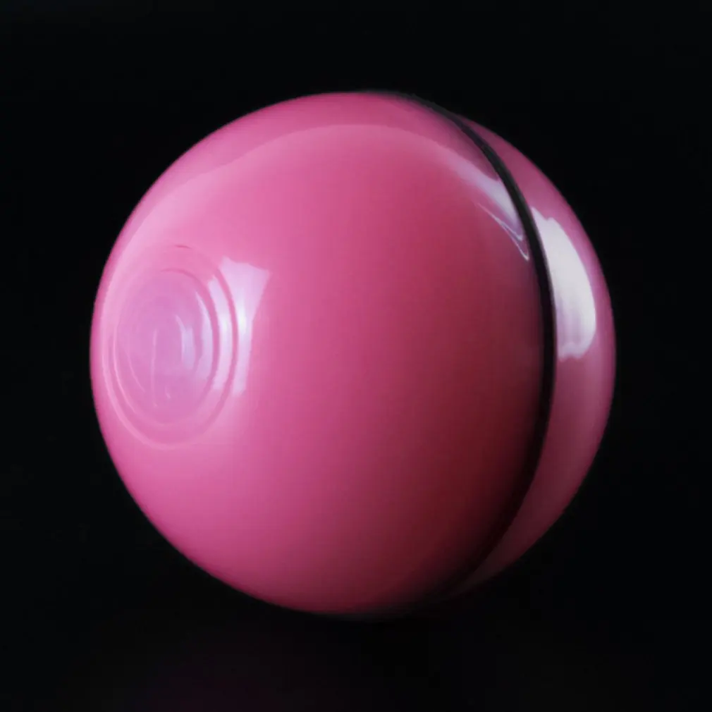 Игрушка для питомцев, кошек, светодиодный светильник, свободный шар, зарядка через Usb, умная забавная игрушка для кошек, автоматический вращающийся шар, товары для домашних животных - Цвет: pink