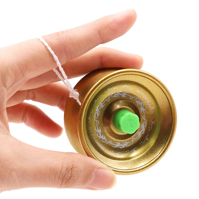 1Set Alloy Yo Yo Ball Toy with String Metal Responsive Yo-yos Toy for Toddler Throw and Return Game Ball Coordination To 3 1Set Alloy Yo Yo Ball Toy with String Metal Responsive Yo-yos Toy for Toddler Throw and Return Game Ball Coordination To 3