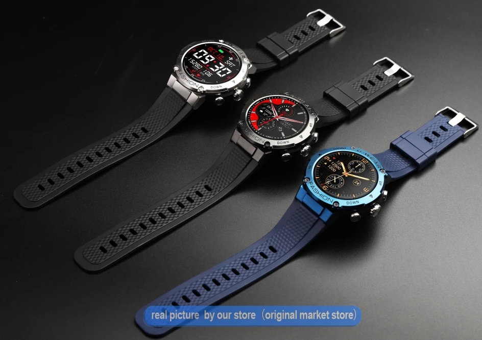 Sports Smart Watch Men BT Phone Call Customize Watch Faces Music Fitness Tracker Super Long Standby Smartwatch Android IOS K28H