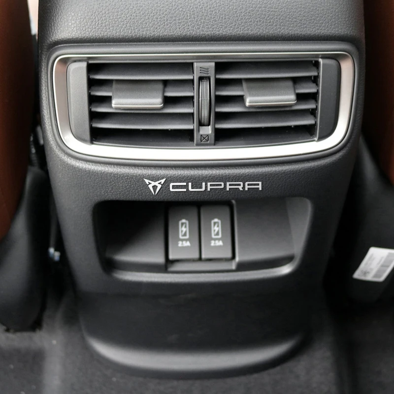 Автомобильный Стайлинг 10 шт. Cupra эмблема декоративный стикер для интерьера для сиденья FR+ Leon Ibiza cupra Altea ремень Гоночные Авто аксессуары