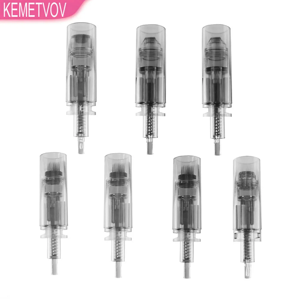 5/10/50/100pcs Derma Tool Bayonet Needles Cartridge For Dr pen A7 Nano/9 pin/12 pin/36 pin/42 pin Micro Needle Replacement Head | Красота и