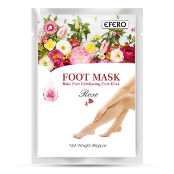 

Hot Sale Efero Tender Feet Exfoliating Foot Mask Skin Peeling Dead Skin Foot Mask Socks For Pedicure Socks Foot For Heels TSLM1