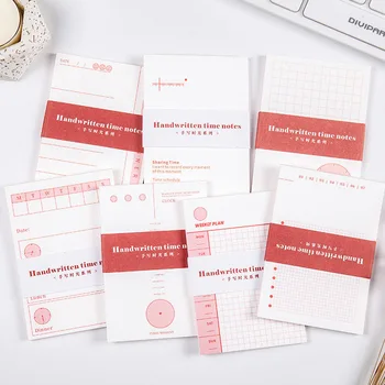 

Kawaii Lattice Memo Pad Creative Week Plan Sticky Notes For Children Writing Notepads DIY Stationery School Office Supplies