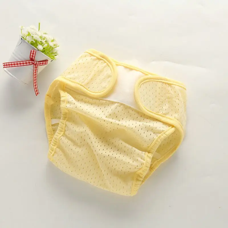 Сезон весна-лето; шелковые дышащие тканевые подгузники; Детские удобные сетчатые подгузники; удобные для кожи подгузники с карманом