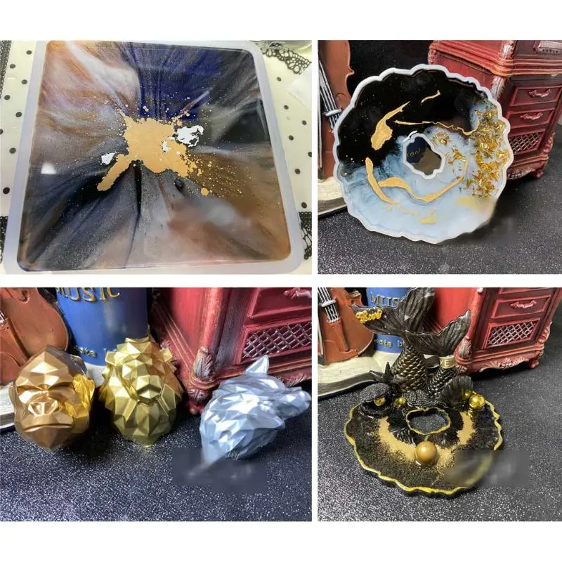 Copper Metallic Dye Powder Resin Pigment Jewelescent Metal Tones Mica Pearl Powder Pigment Paint Epoxy Resin Soap Making
