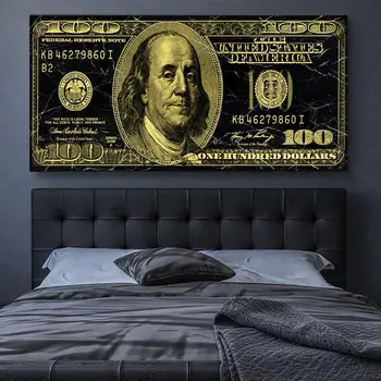 

Canvas Painting 1 Piece Poster Old Money Dollar Wall Artwork Modular Picture Home Decor Prints Cuadros Decoration Living Room