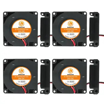 

SIMAX3D 4pcs 4010 DC Turbo Fan 24V Turbine Fan 40mm*10mm 5V Bearing Blower Radial Cooling Fans for Creality CR-10 Kit 3D Printer