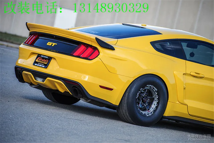 Подходит для Mustang 15-17 углеродного волокна спойлер крыло хвост