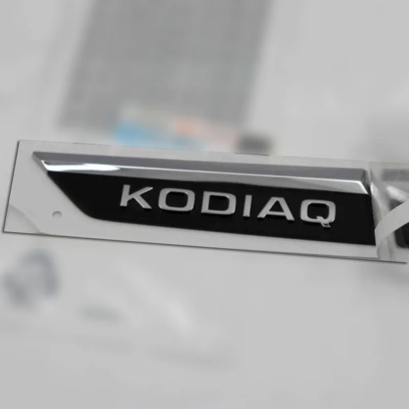 Oem наклейки для клиентов логотип автомобиля KODIAQ боковое крыло значок на крыло эмблема для Skoda KODIAQ