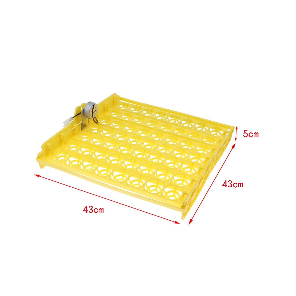 Automatic 56- Egg Turner Chicken Duck Quail Bird Poultry 110V Incubator Tray