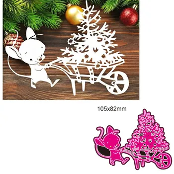 

metal cutting dies cut die mold Animal mouse decoration Scrapbook paper craft knife mould blade punch stencils