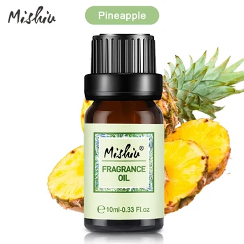 

Mishiu Pineapple Fragrance Oil for Humidifier for Diffuser Aromatherapy Oil Relieve Stress Geranium Lavender Skin Care 10ML