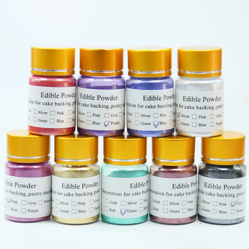 Edible Food Coloring Powder Arts Food Pigment Dye for Cake Decorations
