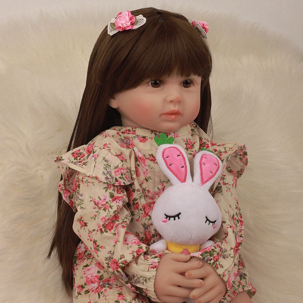 24 дюйма, ручная работа, ткань, Мягкий силикон, малыш, кукла, Bebe Reborn baby, 60 см, игрушка, Реалистичная, для новорожденных, подарок на день рождения, Playmate