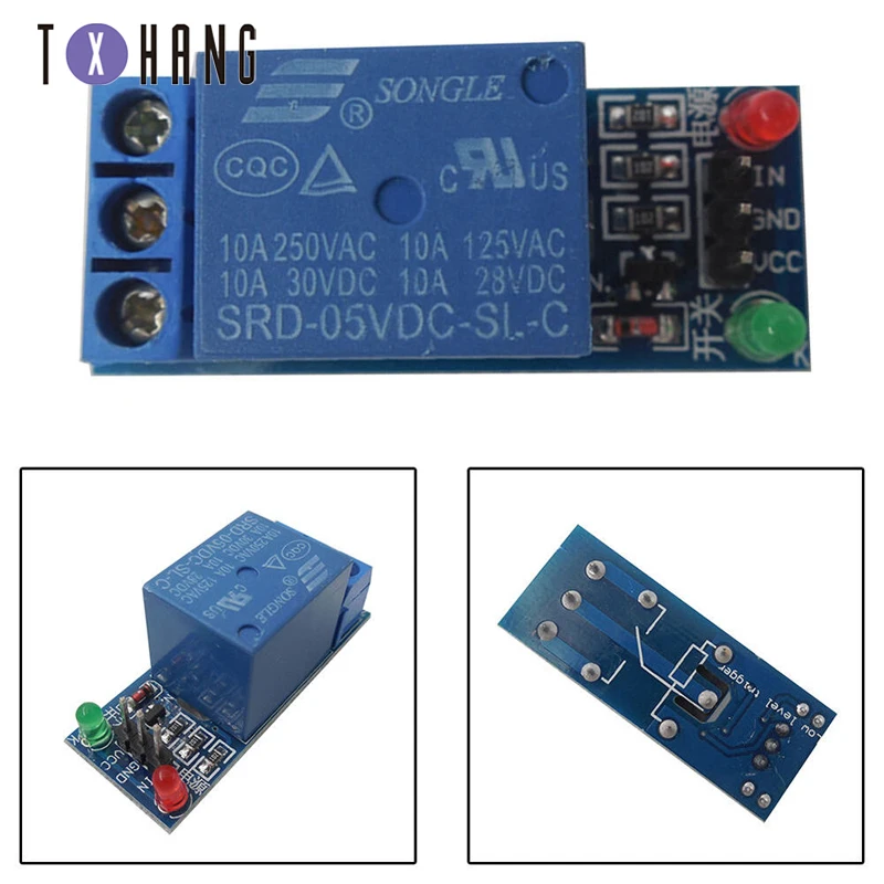 

1pcs 5V low level trigger One 1 Channel Relay Module interface Board Shield For PIC AVR DSP ARM MCU