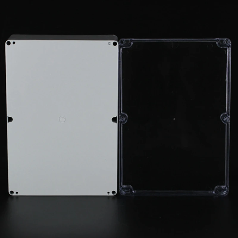 263x182x95 мм ABS IP65 водонепроницаемая Пластиковая распределительная коробка для проводов прозрачный распределительный футляр для проекта Корпус Электронный Прозрачный