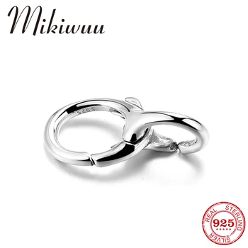 

Switch buckle type beads 925 Sterling Silver Fine Charm DIY Bracelets Jewelry Making fit Original Mikiwuu Unique X Bracelets