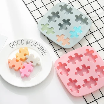 

Silicone Cake Mold Puzzle DIY Sugar Craft Decorating Tools Jelly Cookies Baking Mould Bakeware Tray 3D Chocolate Fondant Molds