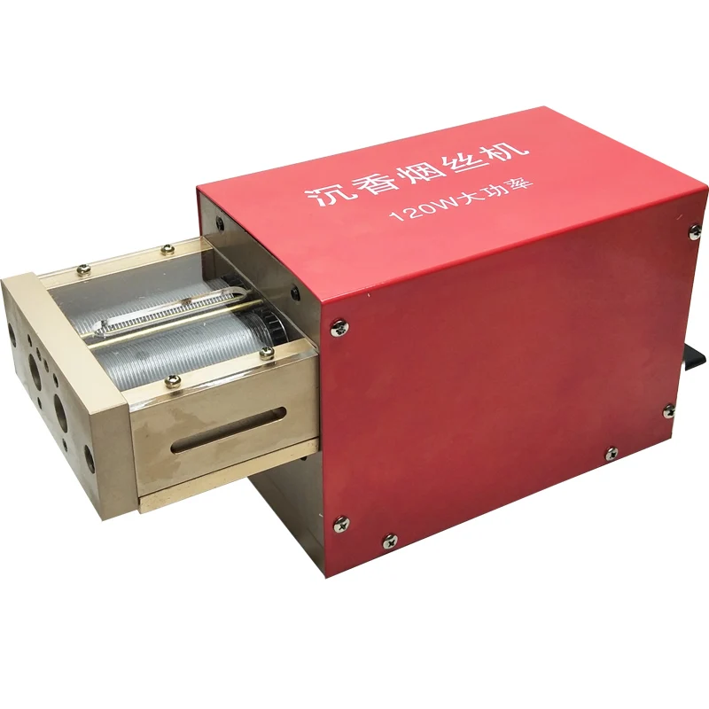 

Electrical Cigarette Tobacco Cutting Machine Scented Tea Slice Cutting Machine 120w