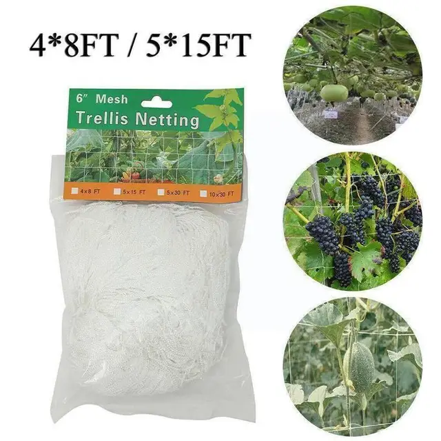 Csomagolt Nylonháló 9 Szálú Puha Nylon Háló Madárcsirke-Háló Védőkert Kerítés Növények O1R6 - Image 4