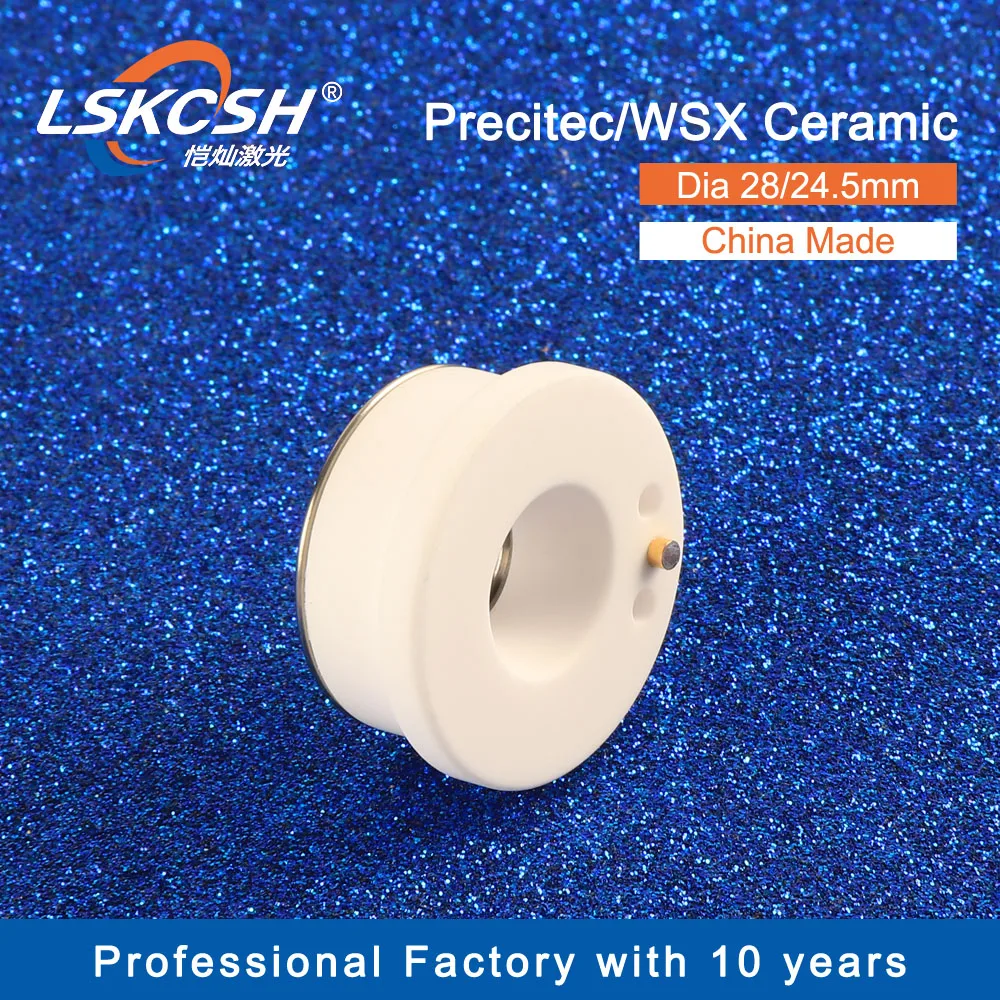 LSKCSH 5 шт./лот керамика Precitec Запчасти форсунки Китай сделал P0571-1051-00001 для Precitec лазерной резки глава 28 мм/24,5 мм