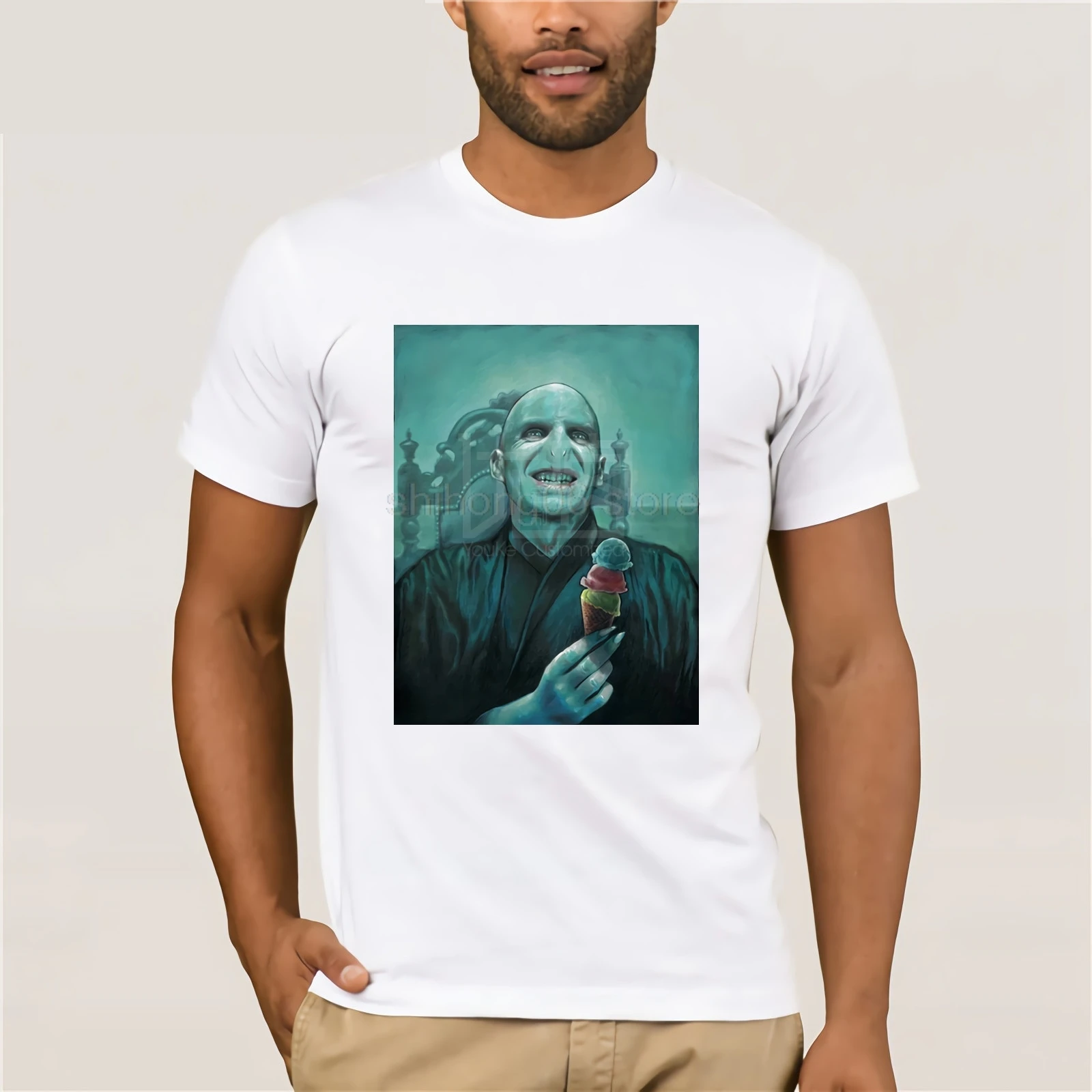 Voldemort получает мороженое футболка 2019 модная повседневная Уличная одежда