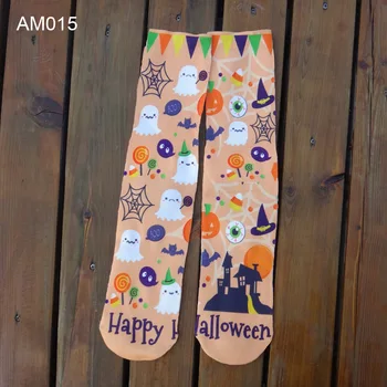 

Europe And America New Style Autumn Winter Happy Halloween In Stockings Santa Claus Elk Snowman Snowflake Socks