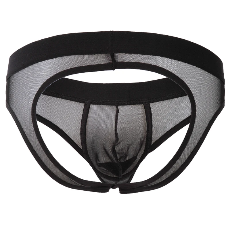 Мужское сексуальное нижнее белье Jockstrap полые сетчатые трусы эластичные U