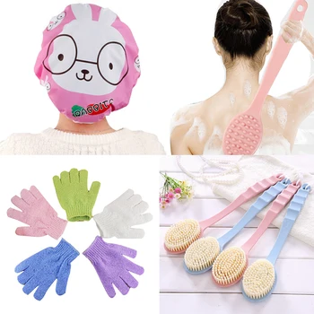

Bath Brush Long Handle Scrubber Skin Massage Brush Body Brush for Back Exfoliation Brushes Bathroom Accessories Cleaning Tools