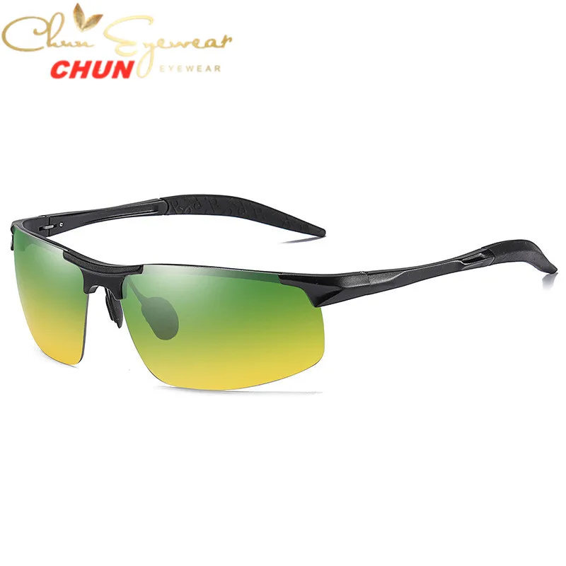 Aluminium Magnesium Polarized Sunglasses Male Pilot Metal Frame Quality Sun Glasses Outdoor Driving man Accessories BM16 +Case | Аксессуары