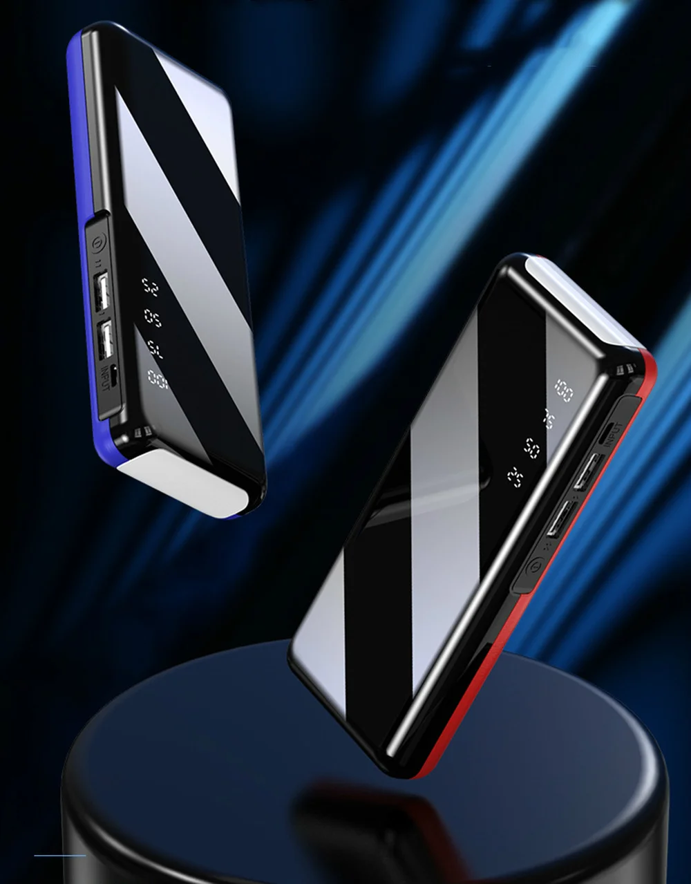 Power Bank 20000 mAh портативное зарядное устройство для мобильного телефона power Bank 20000 mAh USB PoverBank Внешнее зарядное устройство для iPhone Xiaomi