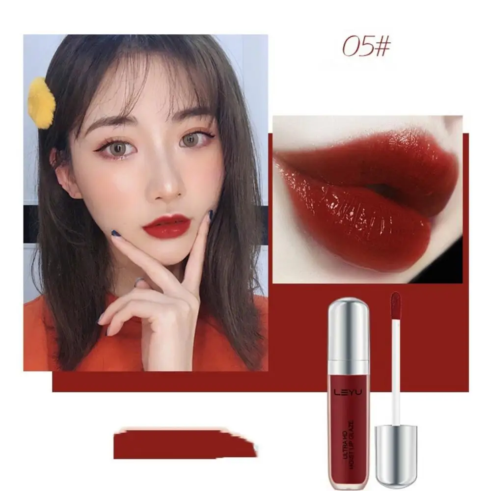 Lips Makeup 6 Colors Liquid Lipstick Matte Lip Gloss Tint Long Lasting Moisturizing Non-stick Cup Lip Glaze maquiagem