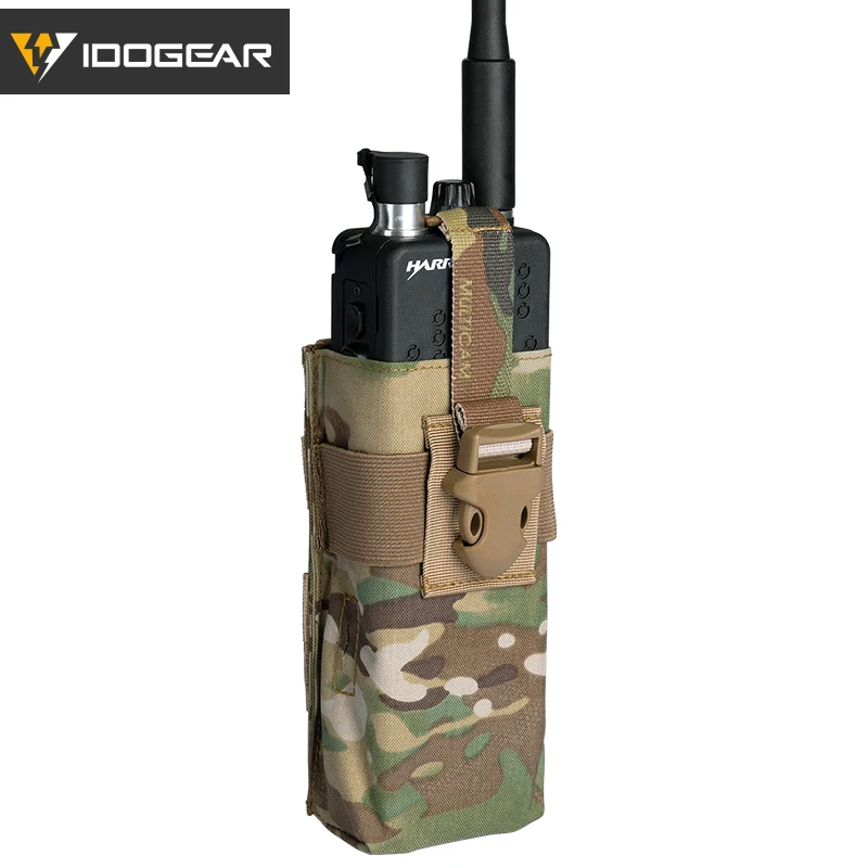 IDOGEAR страйкбол Радио Чехол для рации MOLLE MBITR AN/TRI PRC148 152 внешний спортивный тактический инструмент сумка 3552 - Цвет: Multicam