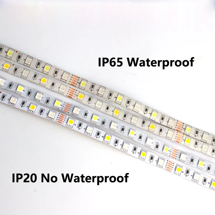 Светодиодная лента 5050 5 12 24 V Вольт RGB DC 5M Водонепроницаемая гибкая светодиодная лента светильник светодиодный лента 5V 12V 24 V лента лампа лента ТВ ПОДСВЕТКА