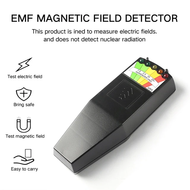 Champ électromagnétique EMF Gauss mètre détecteur de chasse fantôme  Portable EMF détecteur de champ magnétique 5