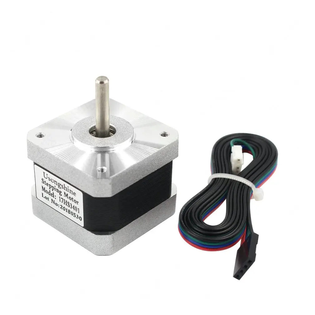 

4-lead Nema 17 Stepper Motor 42 Motor 42BYGH 1.3A CE ROSH ISO CNC Laser 3D Printer Motor Electric Motor 17HS3401