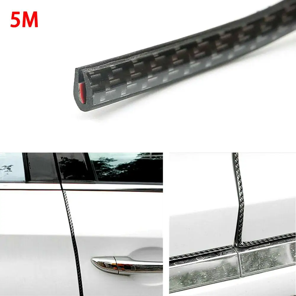 

5m Door Edge Trunk Edge Protection Strip Seal U-shape Rubber
