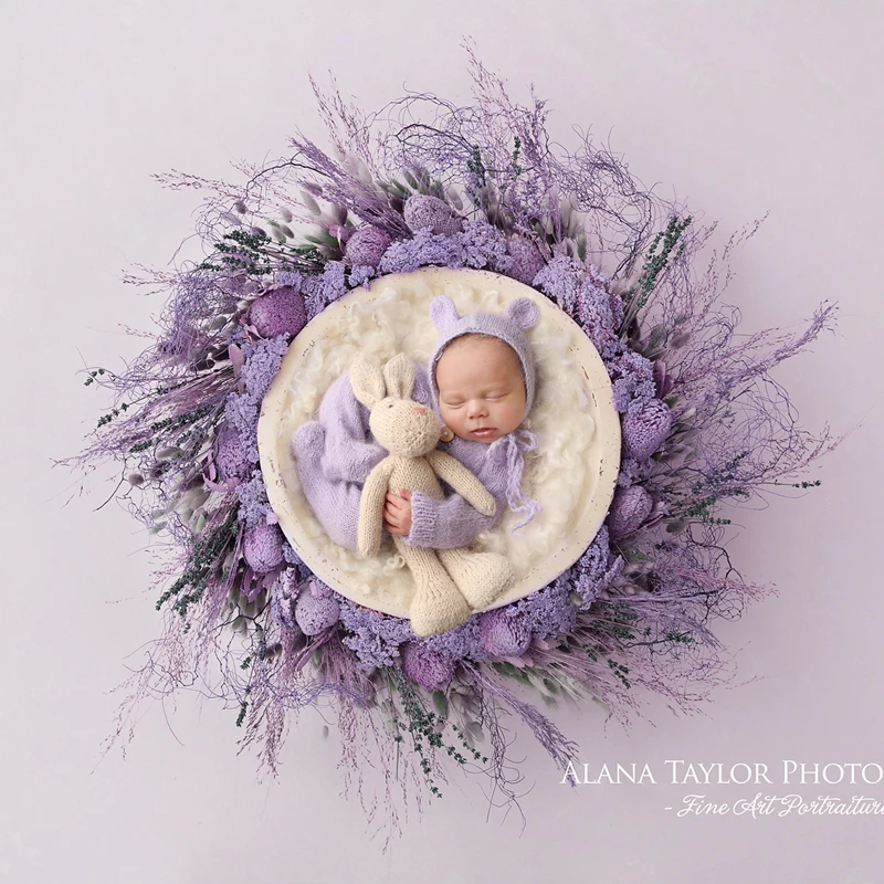Fuzzy hat newborn photography props handmade hairy bear bonnet for | Детская одежда и обувь