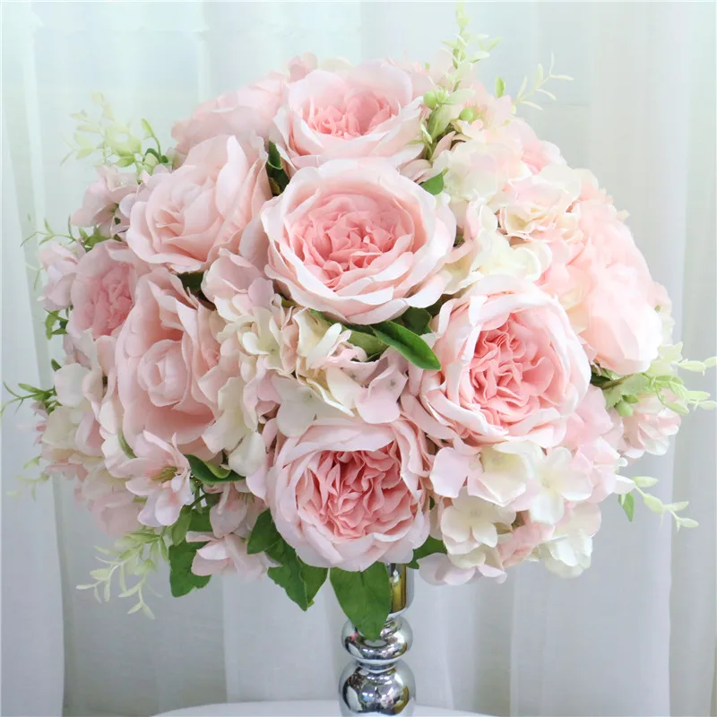 Artificial Flower Balls Wedding Desktop Decor Background Banquet
