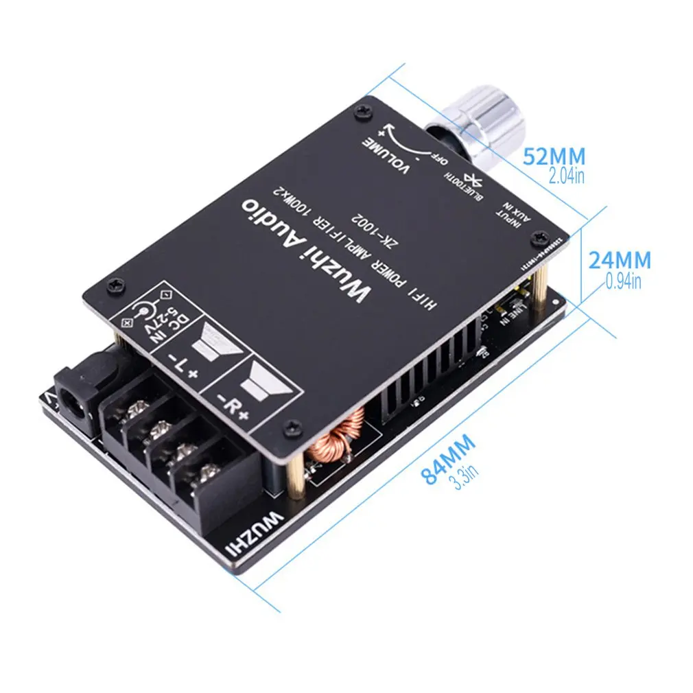 Hi Fi TPA3116 беспроводной 5 0 мощный цифровой усилитель стереоплата 100 Вт + AMP аудио