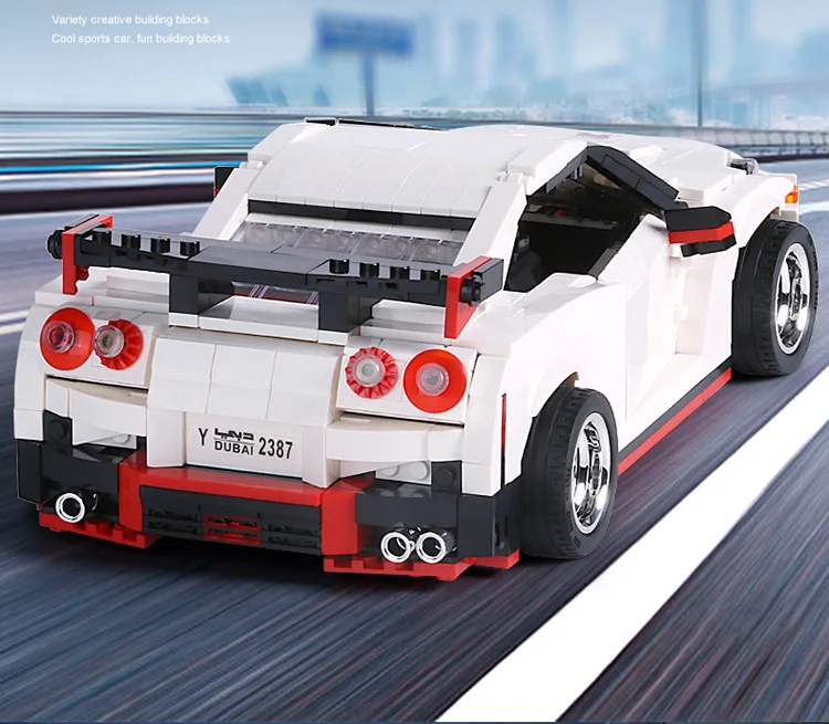 Technics JAPAN GTR Super sports cars moc building block Nissan model assembly bricks collection toys for boys gifts