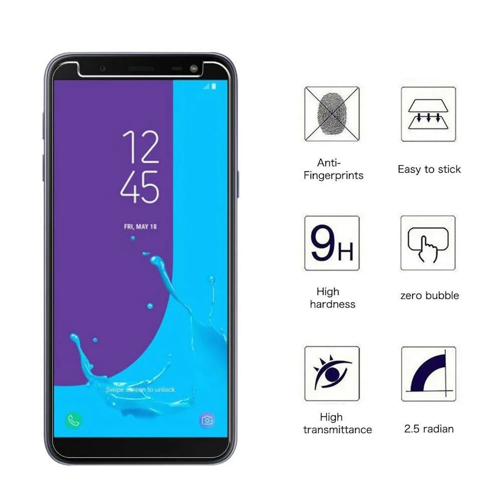 2 шт Защитное стекло для samsung Galaxy J3 J4 J6 J7 J8 Plus закаленное стекло для J2 J5 J7 Prime защита экрана
